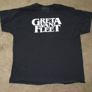 Greta Van Fleet Band T-Shirt Men's Size 2X Black